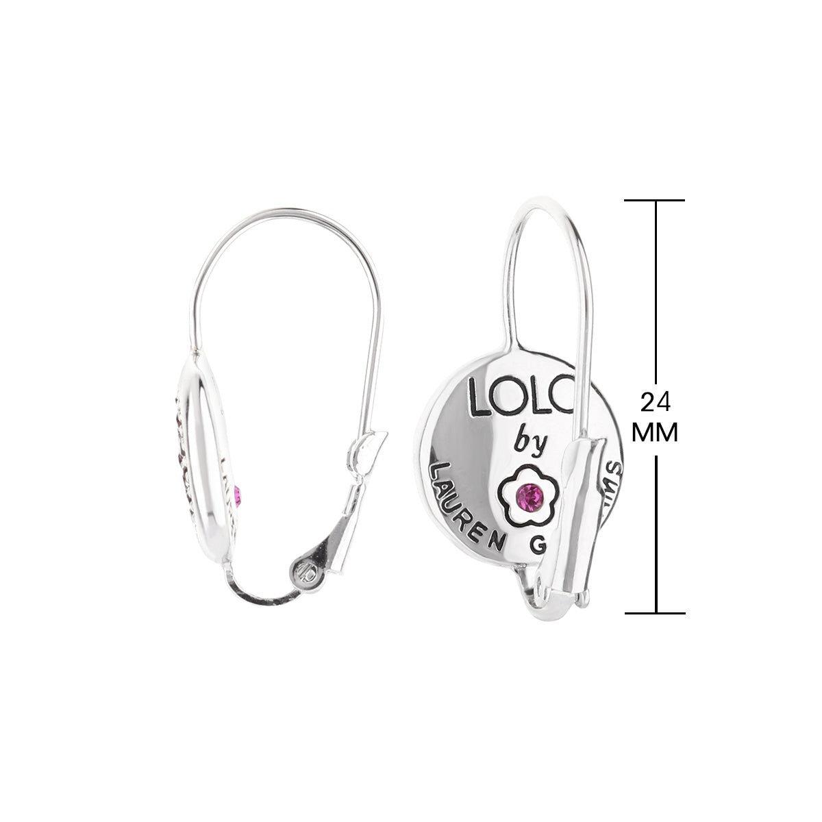 July Birthstone Color Earrings