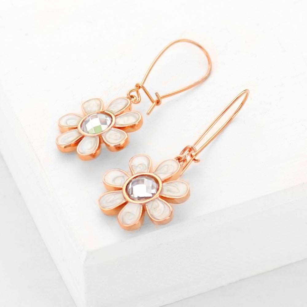Moon Flower Earrings