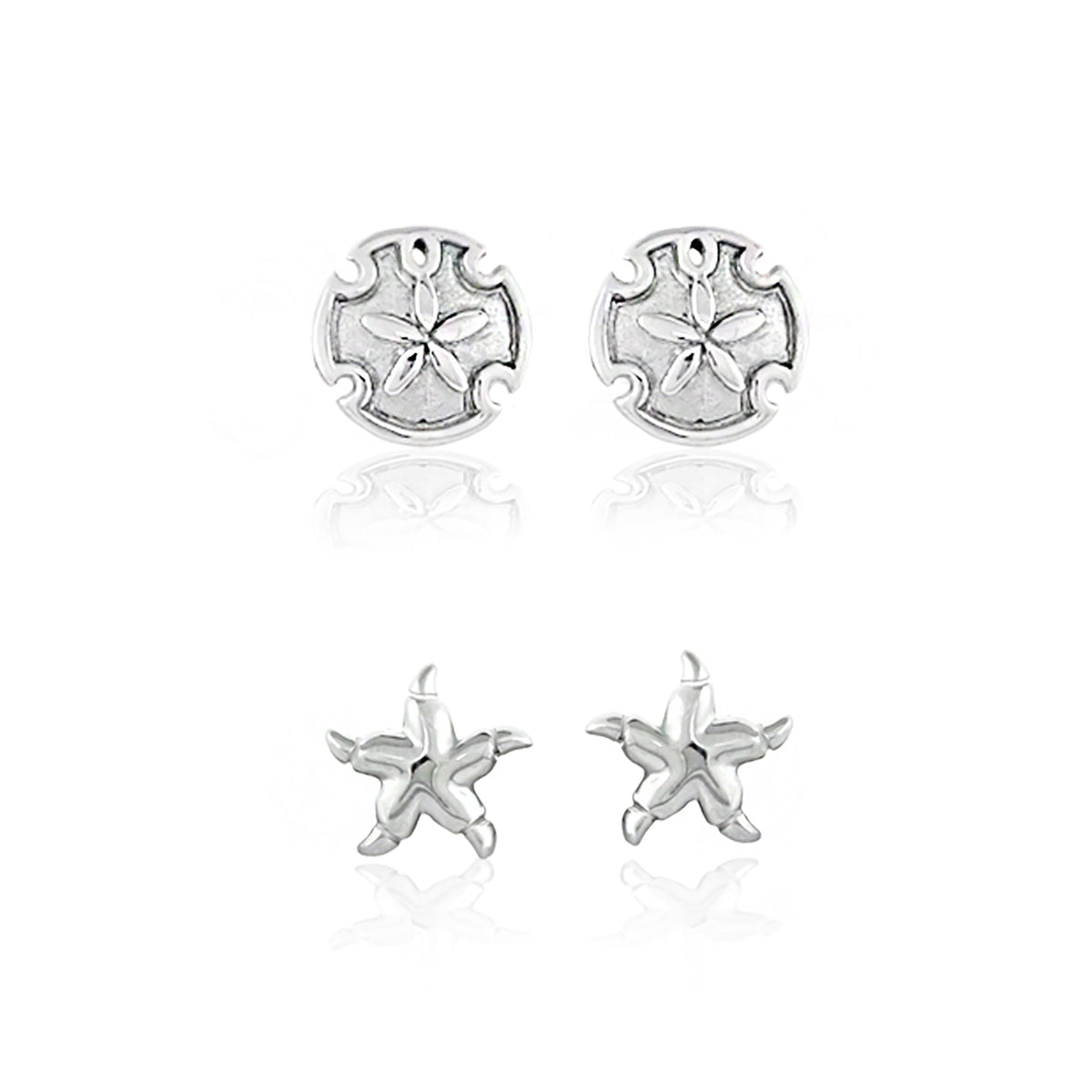 Sydney Leigh Sand Dollar & Starfish Earrings