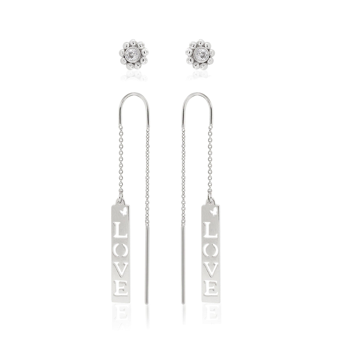 Sydney Leigh Love Earring Set of 2