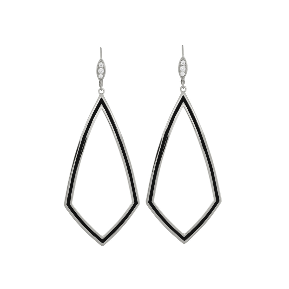 Lux Diamond Dangle Earrings