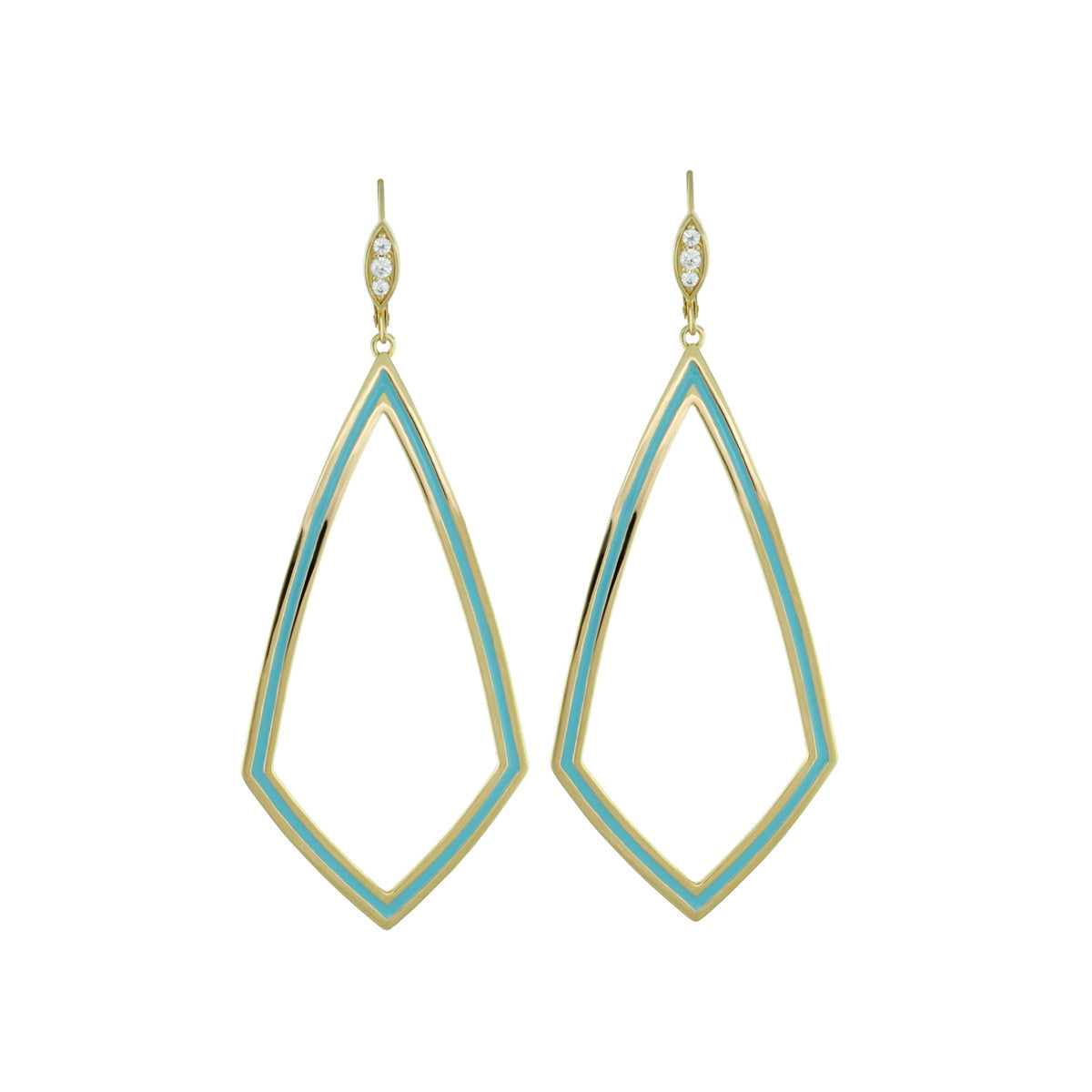 Lux Diamond Dangle Earrings