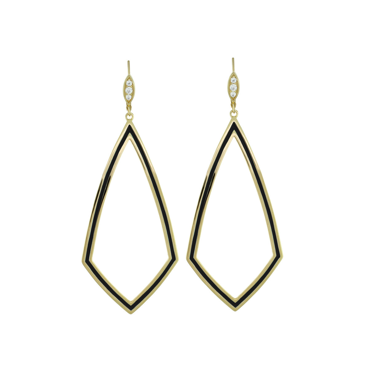 Lux Diamond Dangle Earrings