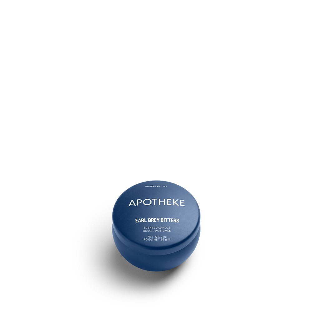Earl Grey Bitters Mini Candle Tin by APOTHEKE at Shirley Shoppe