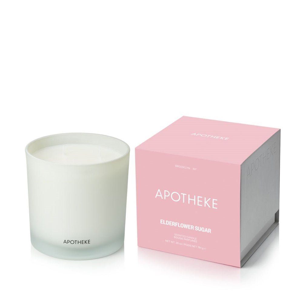 Elderflower Sugar 3-Wick Candle by APOTHEKE at Shirley Shoppe