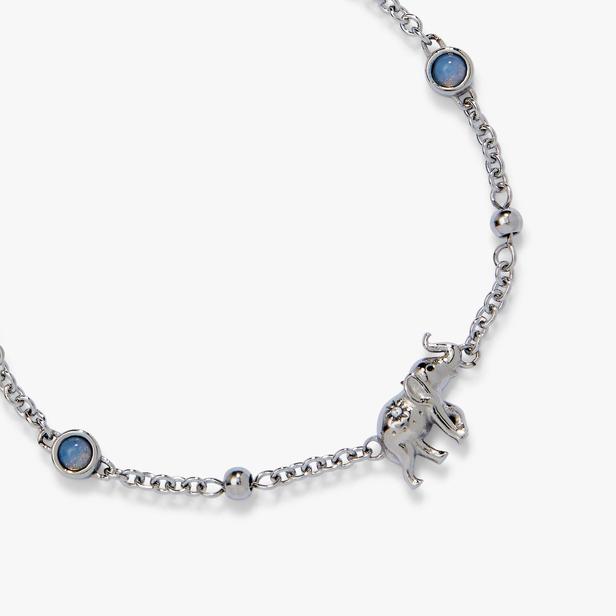 Elephant Inline Charm Anklet by ALEX AND ANI at Shirley Shoppe