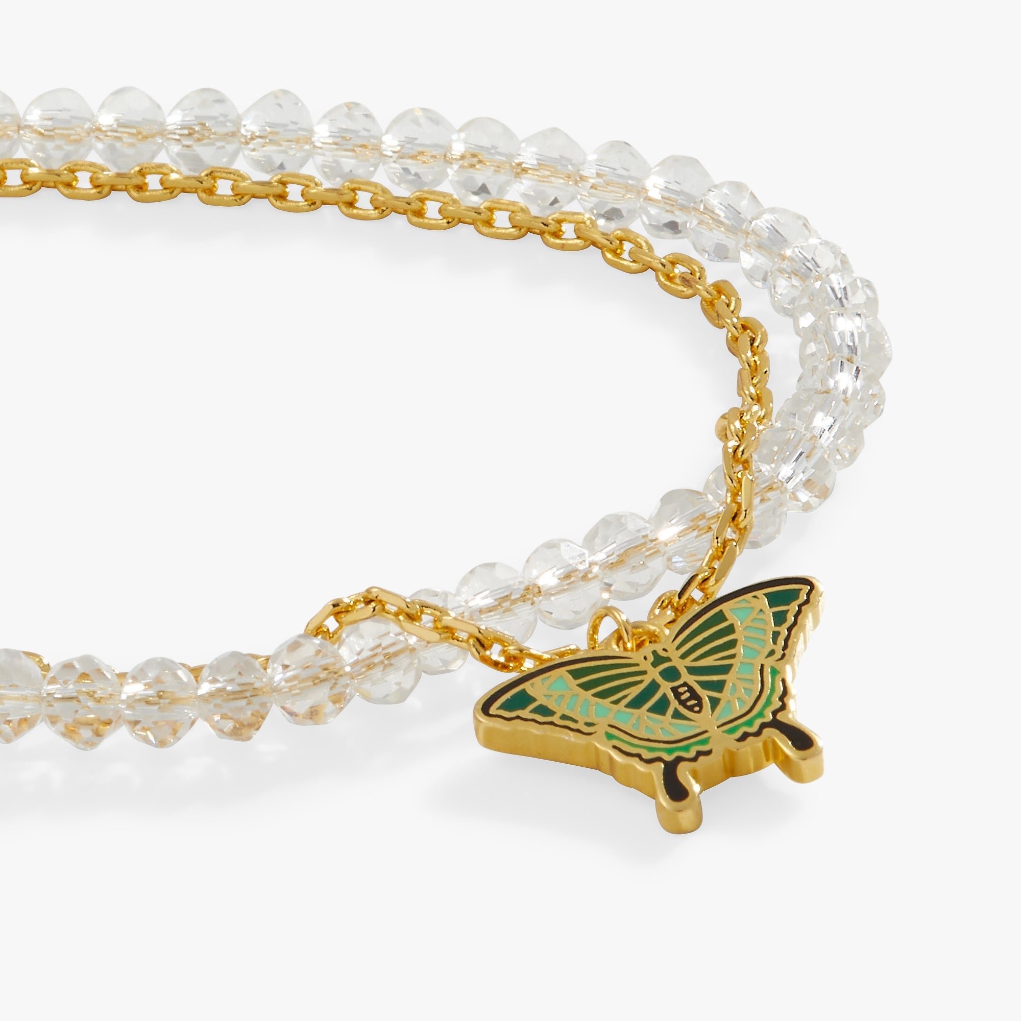 Emerald Swallowtail Butterfly Charm Bracelet by ALEX AND ANI at Shirley Shoppe