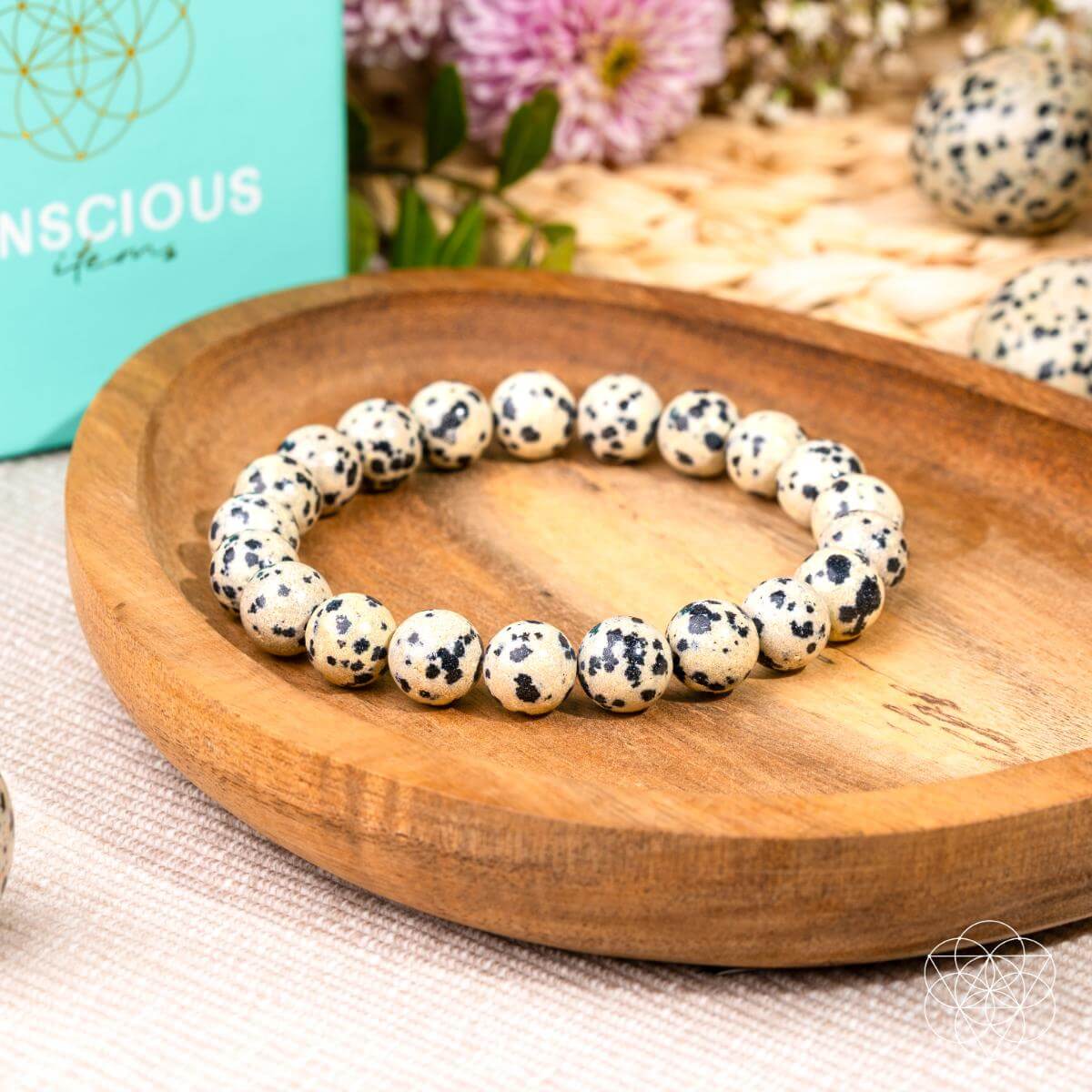 Emotional Detox - Dalmatian Jasper Bracelet by Conscious Items at Shirley Shoppe