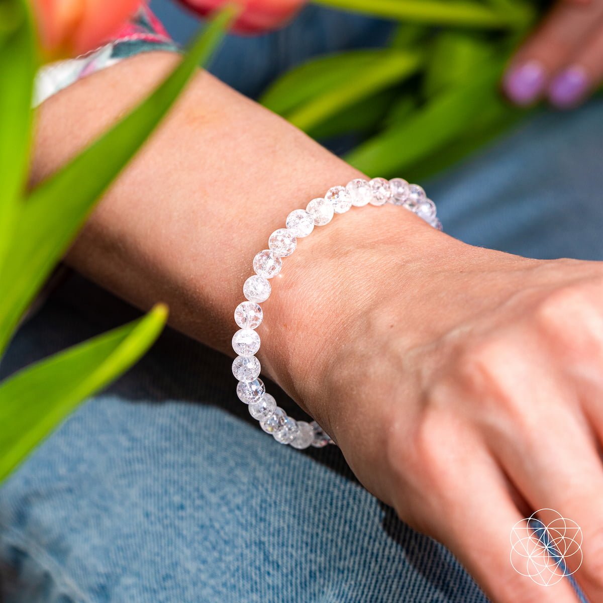 Emotional Ice Bath – The Ice Quartz Bracelet | 6mm by Conscious Items at Shirley Shoppe