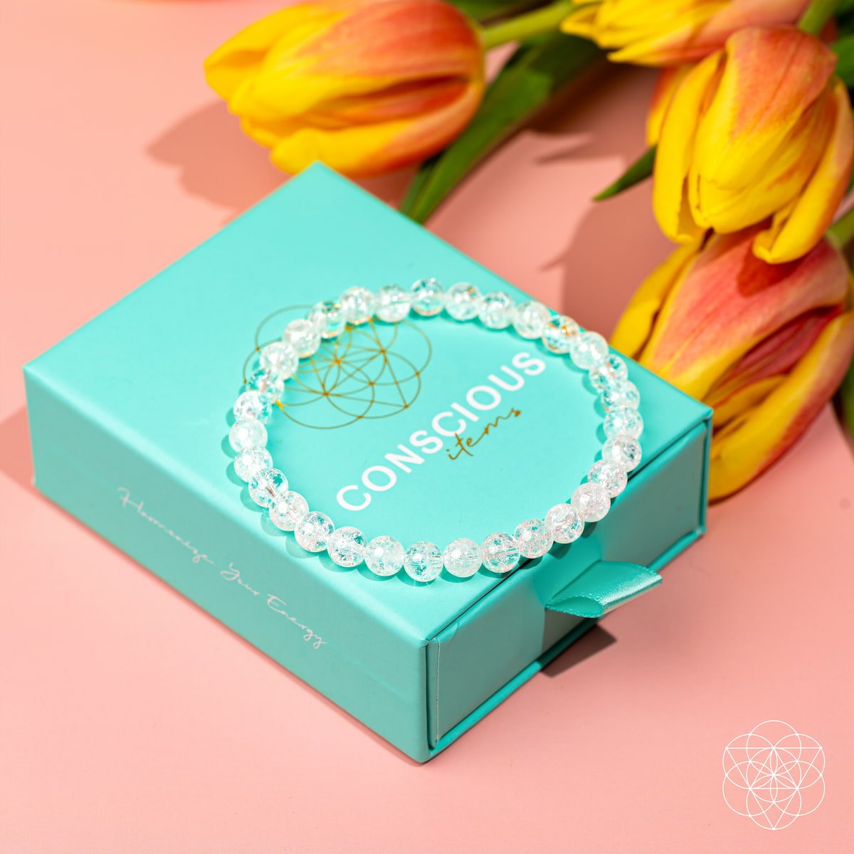 Emotional Ice Bath – The Ice Quartz Bracelet | 6mm by Conscious Items at Shirley Shoppe