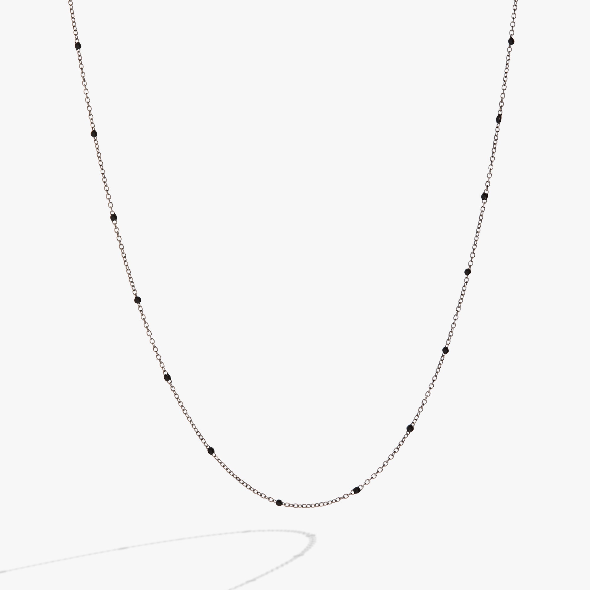 Enamel Black Dot Chain Necklace by ALEX AND ANI at Shirley Shoppe