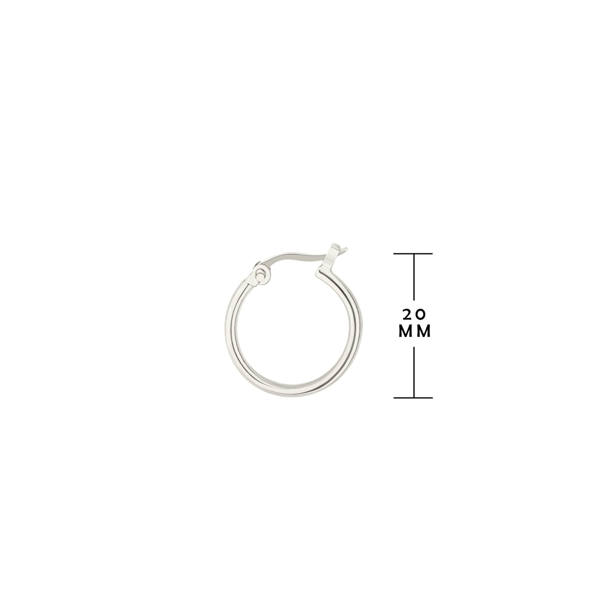 Plain Hoop Earrings