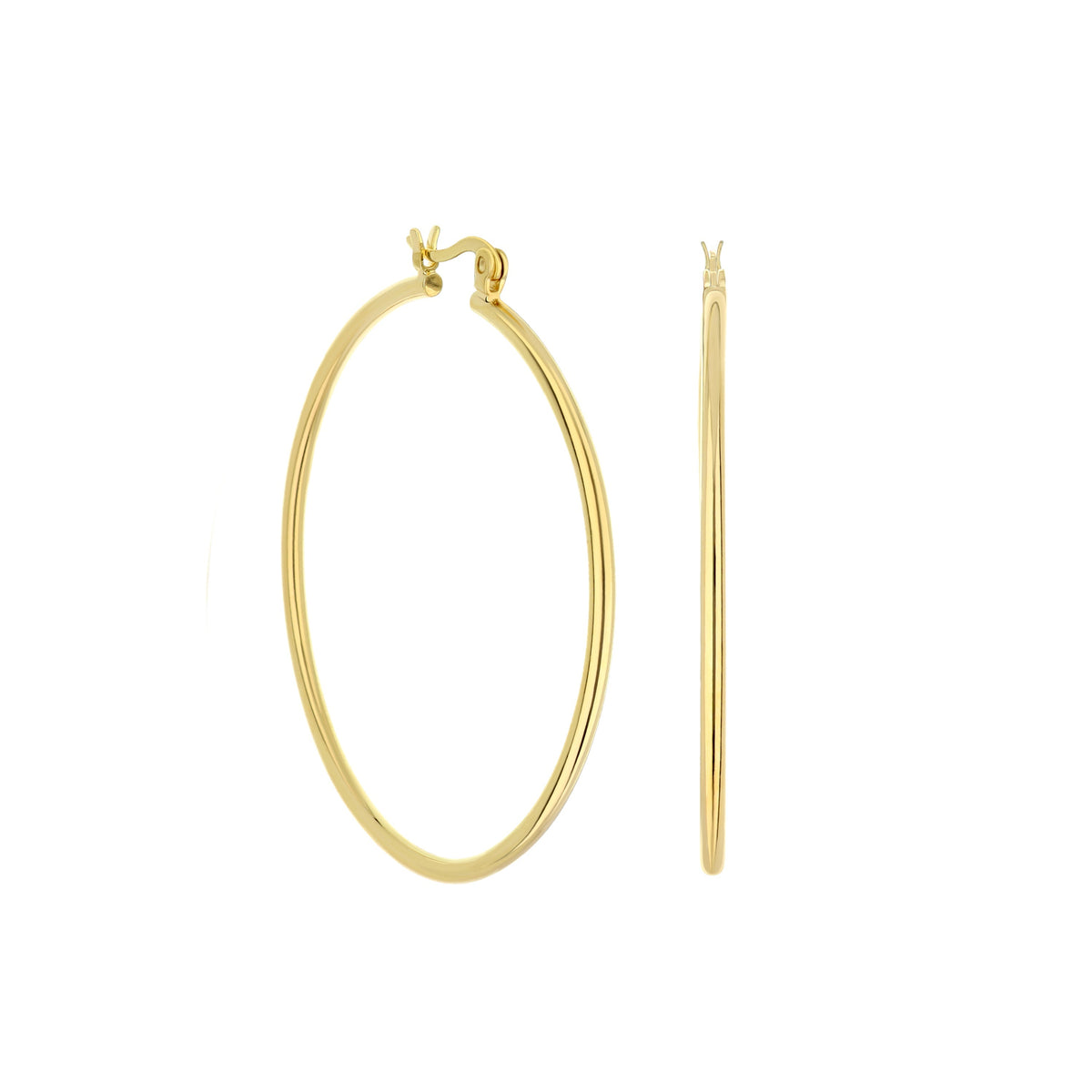 Plain Hoop Earrings