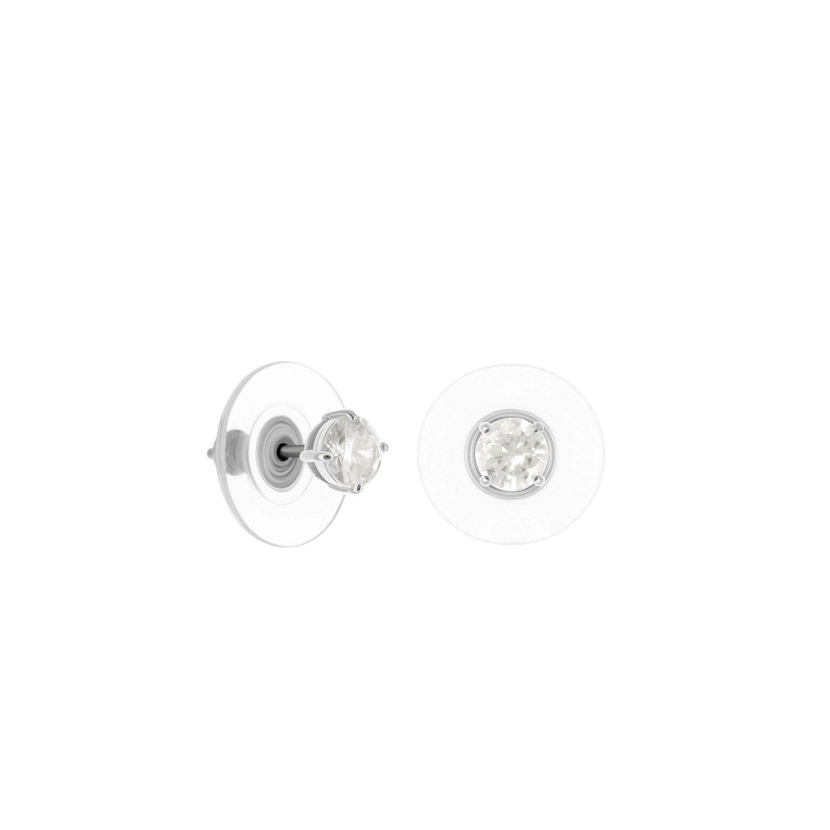 925 Stud Earrings 1.3 Ct