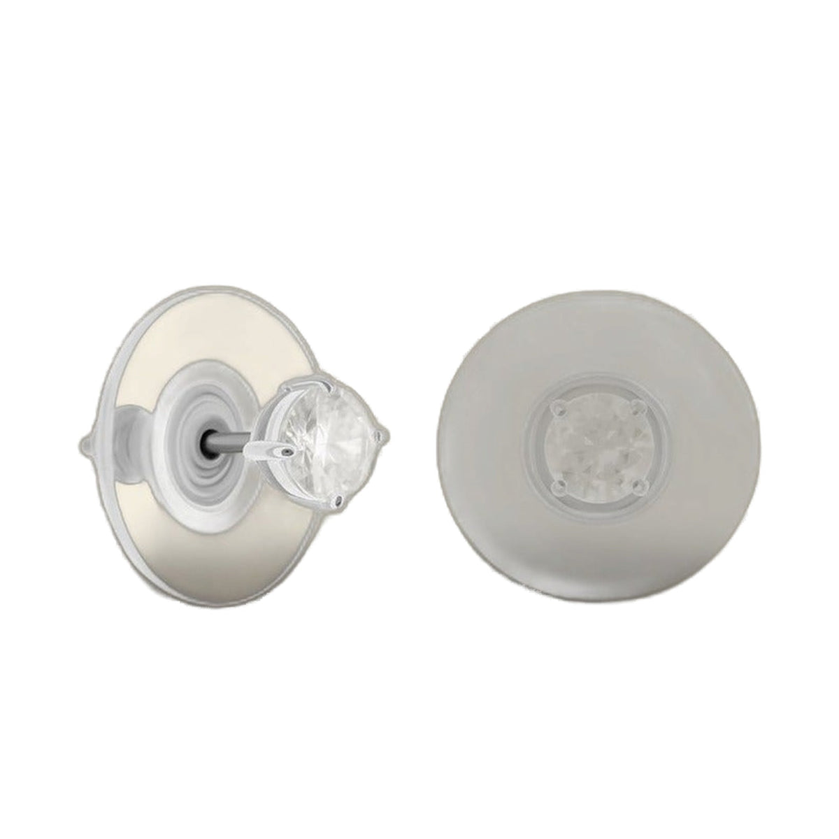 925 Stud Earrings 0.5 Ct