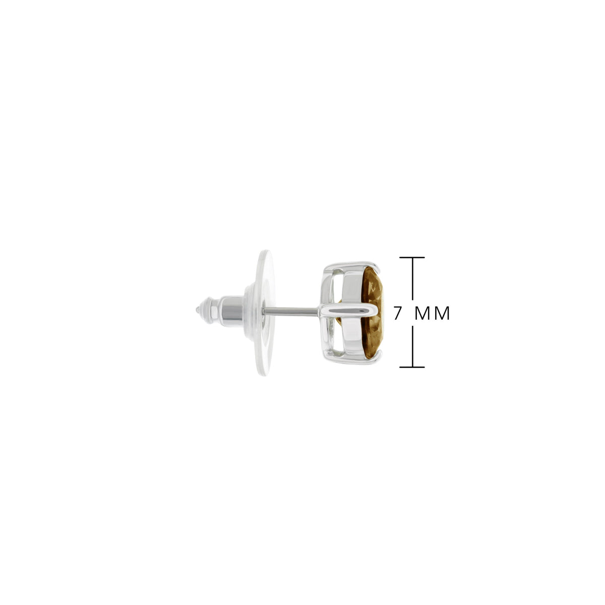 925 Stud Earrings 1.3 Ct