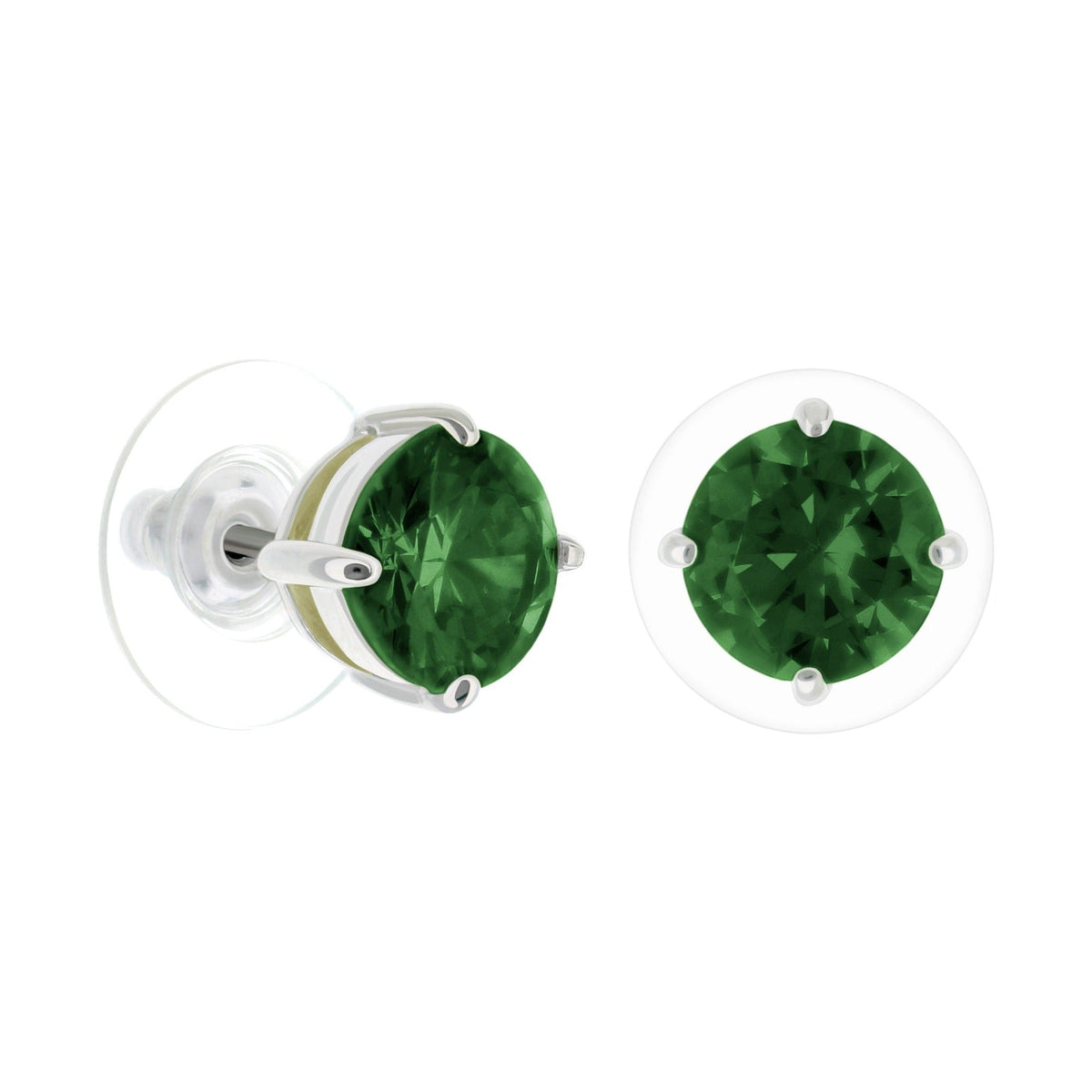 925 Stud Earrings 2 Ct