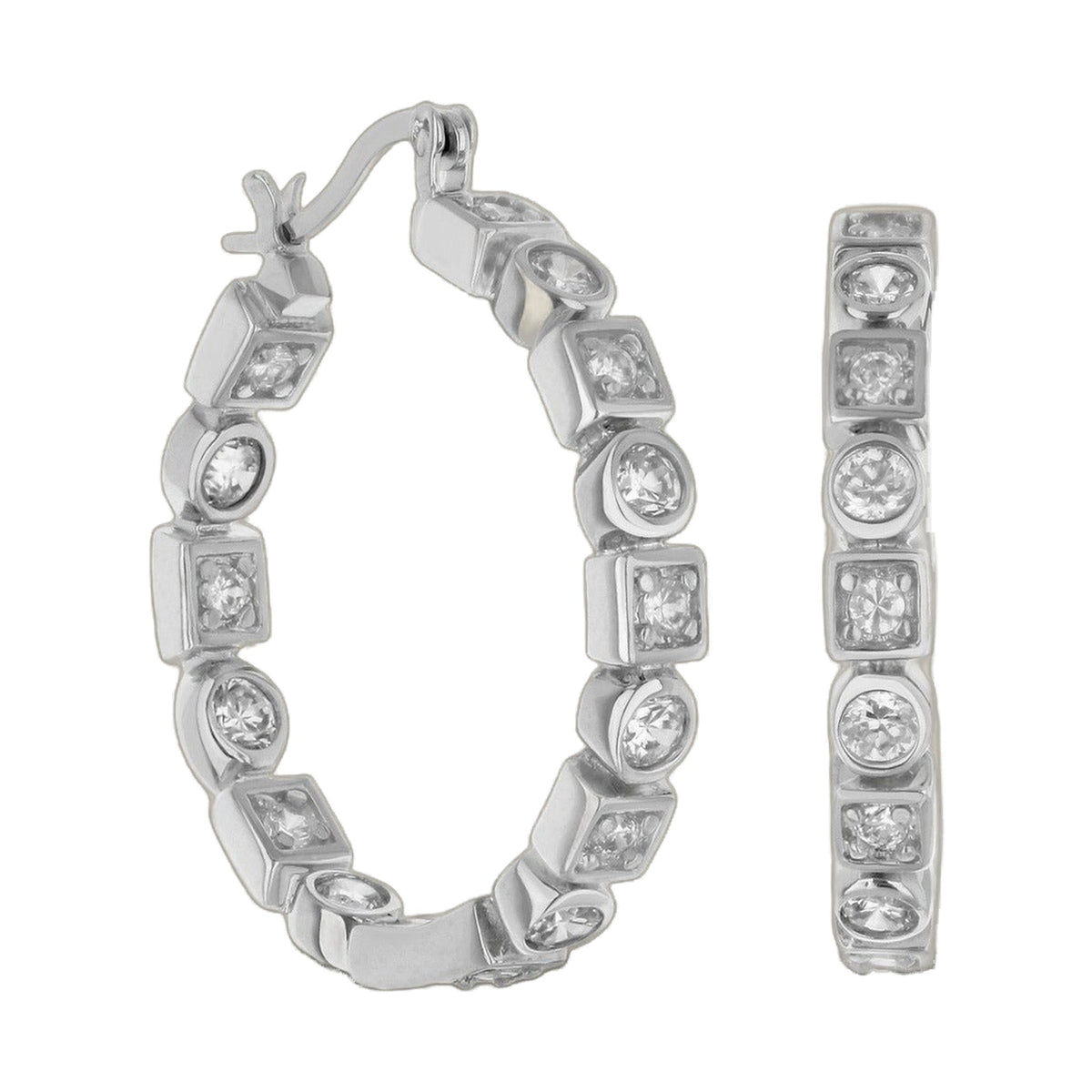 Sterling Silver Hoop Earrings