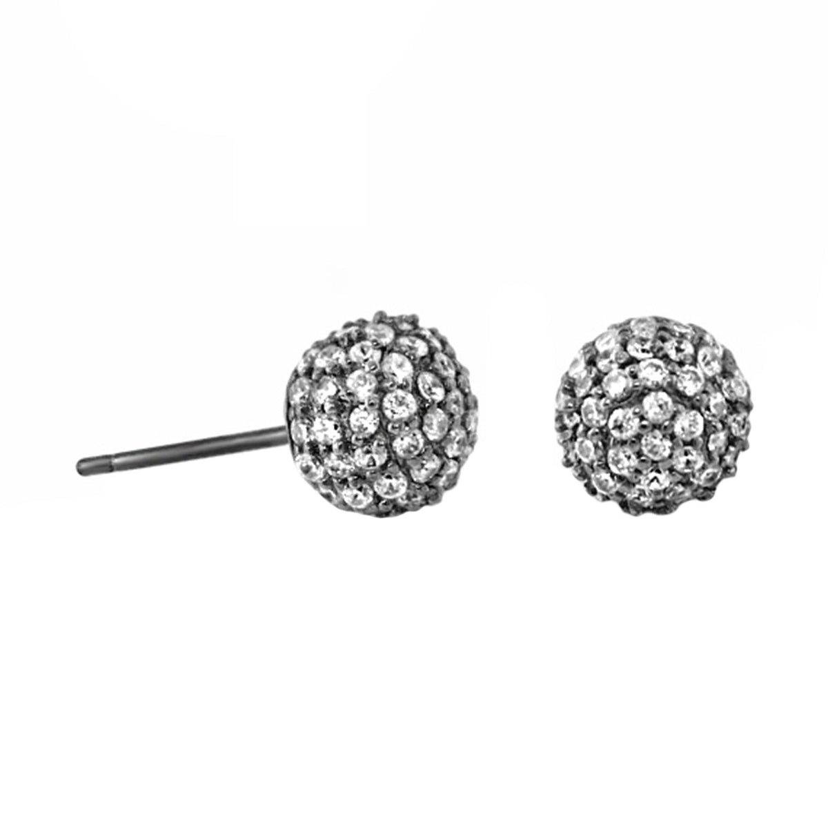 Glamour Pave .925 Earrings