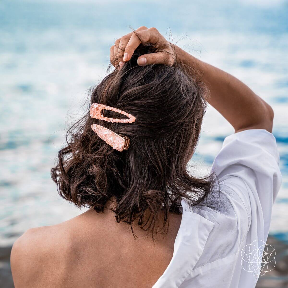 Eternal Empowerment 2-Piece Hair Clips Set by Conscious Items at Shirley Shoppe