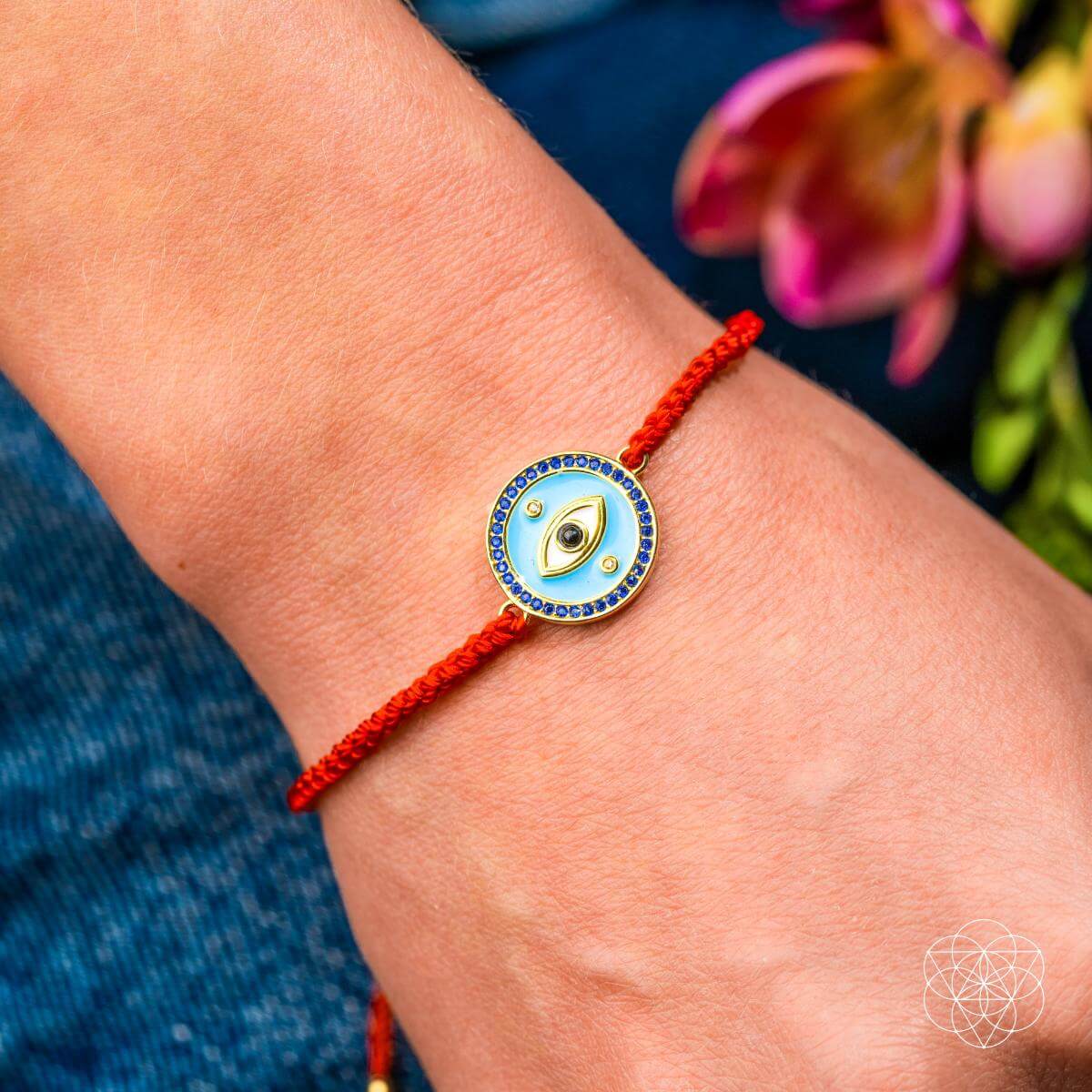Evil Eye Guardian - Four-Strand Red String Bracelet by Conscious Items at Shirley Shoppe