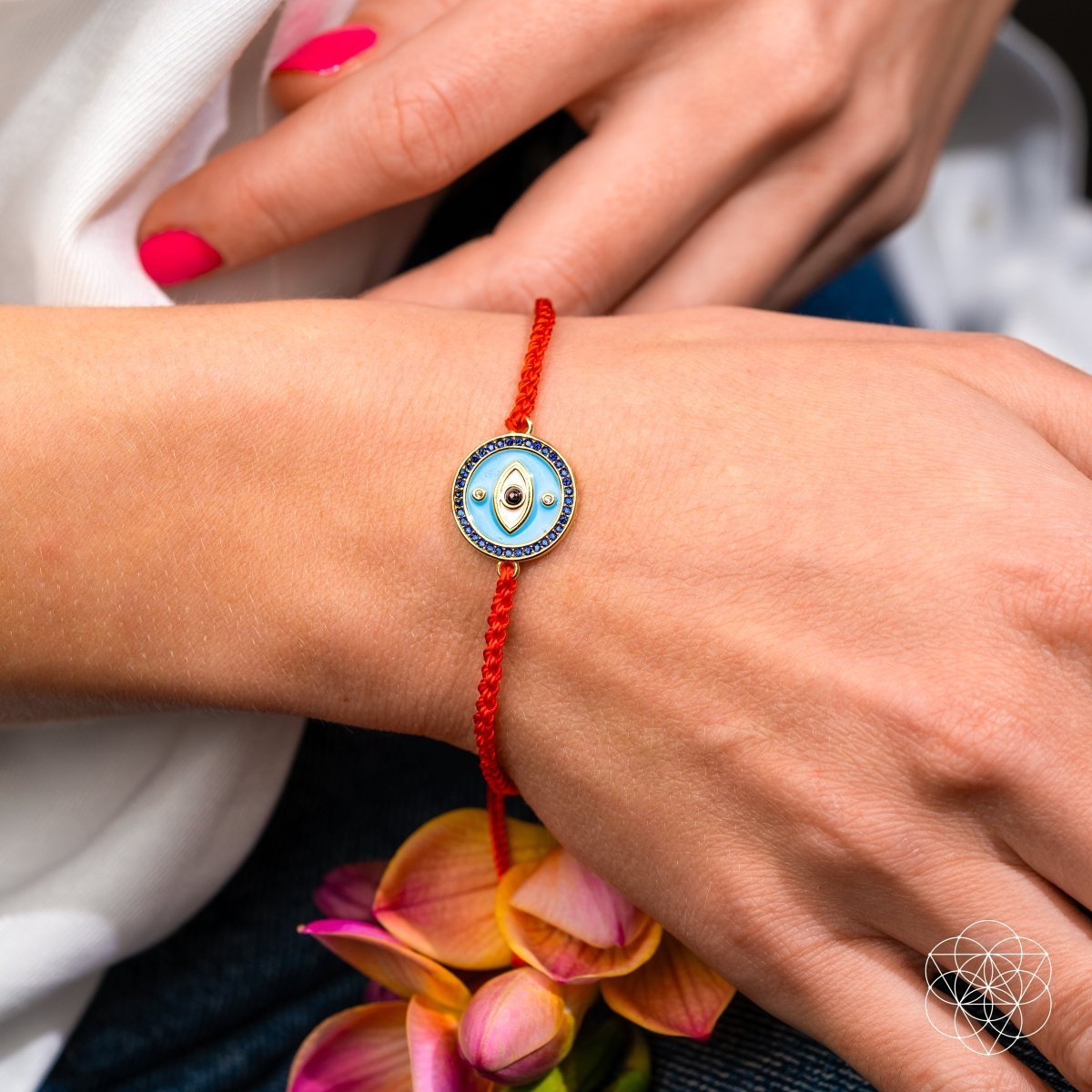 Evil Eye Guardian - Four-Strand Red String Bracelet by Conscious Items at Shirley Shoppe