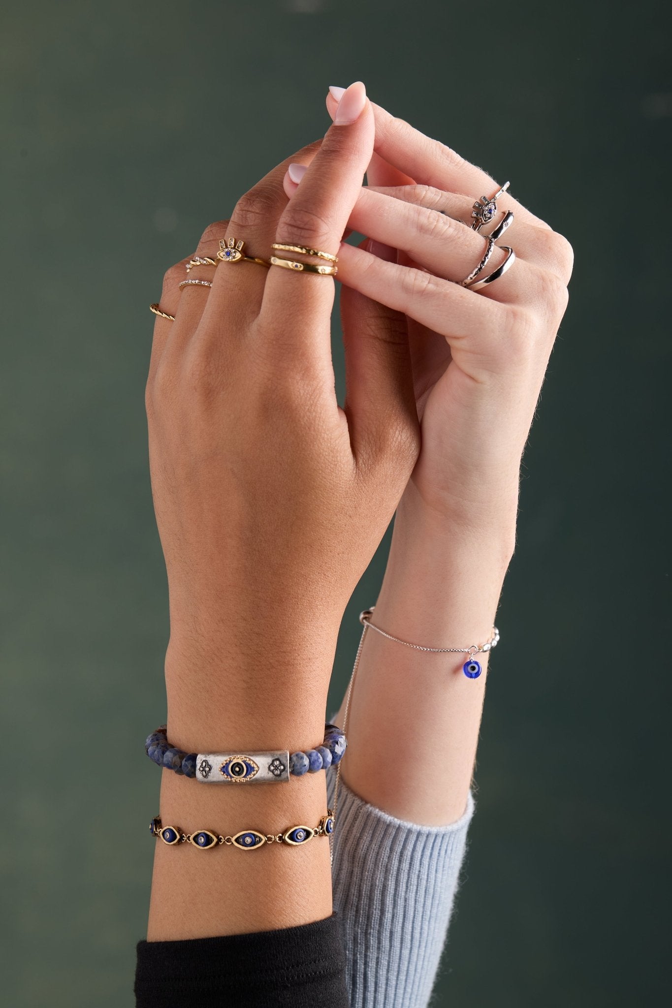 Evil Eye Pull Chain Bracelet by ALEX AND ANI at Shirley Shoppe