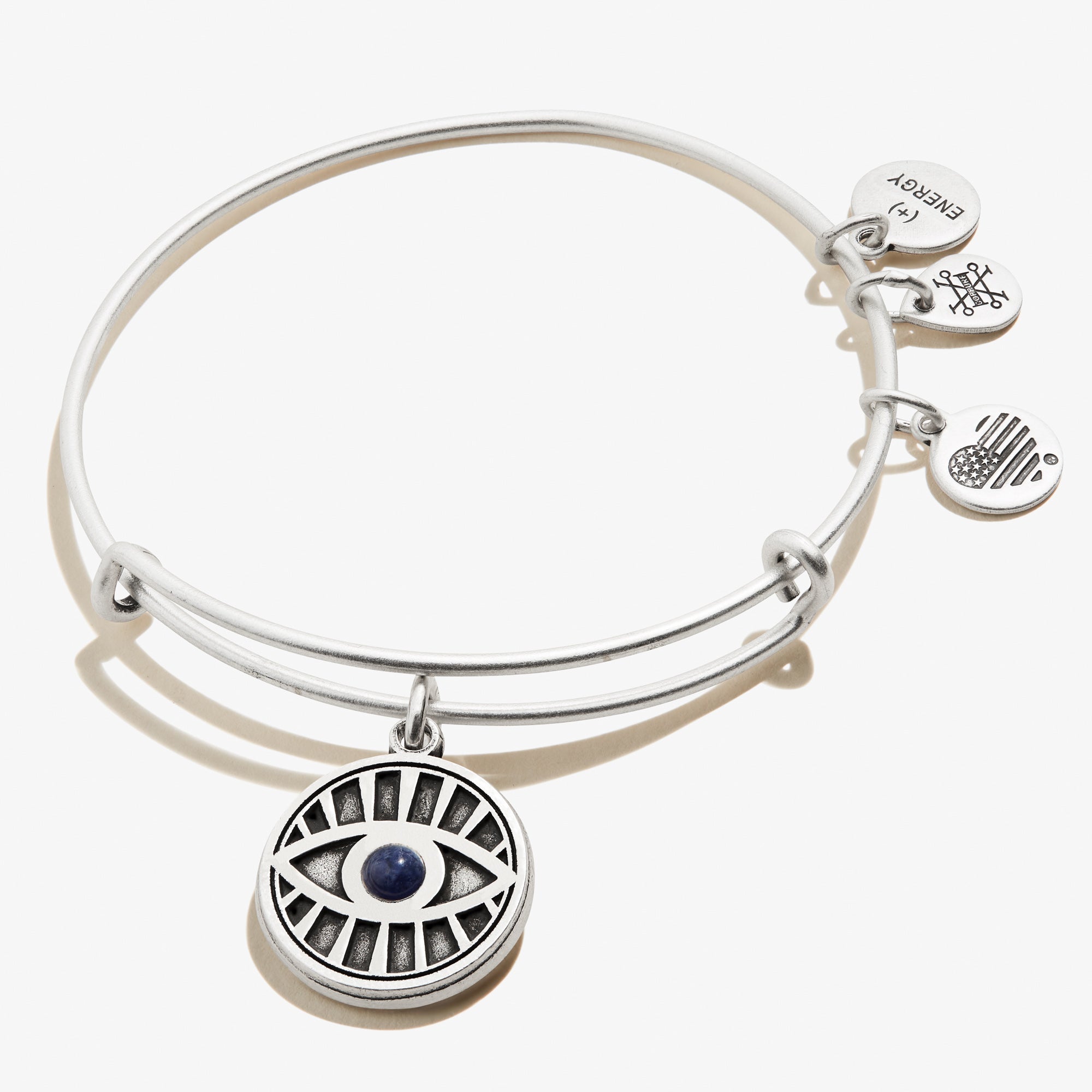 Evil Eye + Sodalite Charm Bangle by ALEX AND ANI at Shirley Shoppe
