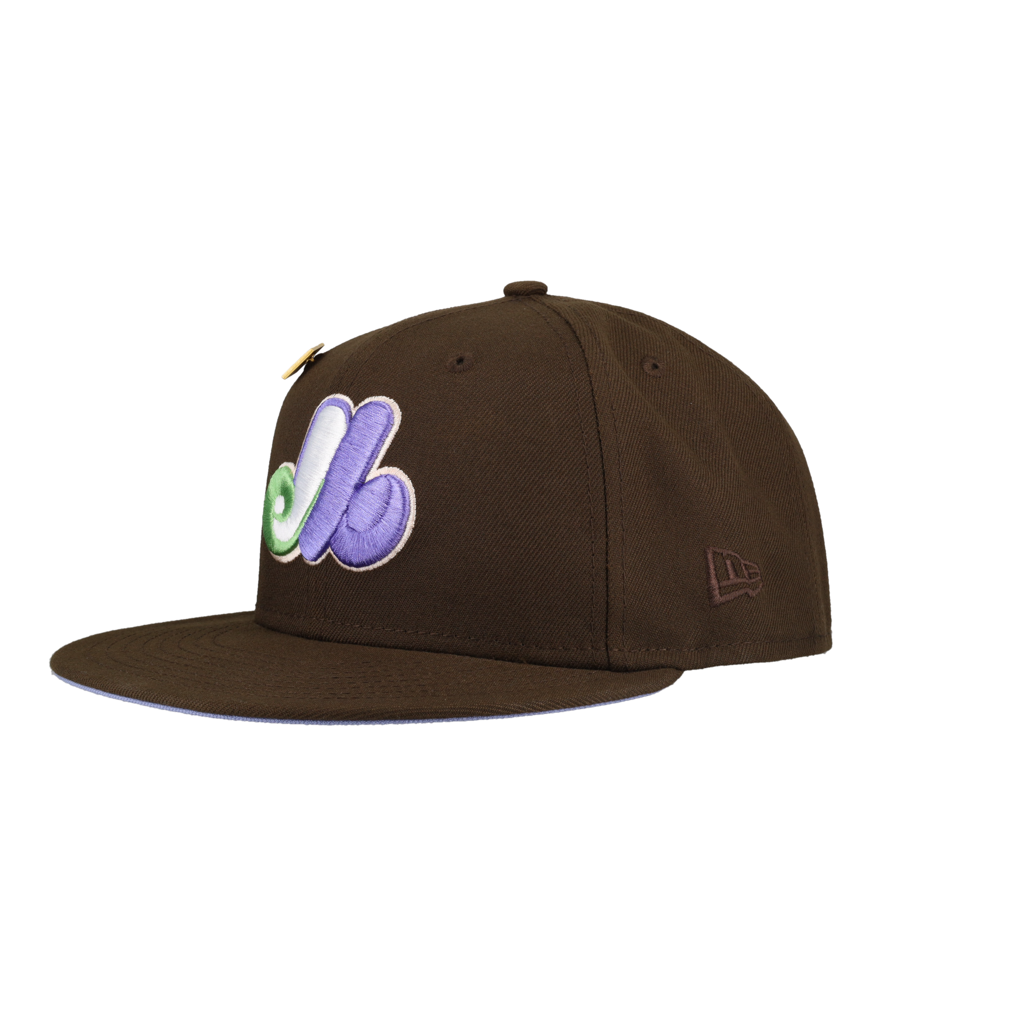 Montreal Expos Brown Olympic Stadium Patch 59Fifty Fitted Hat
