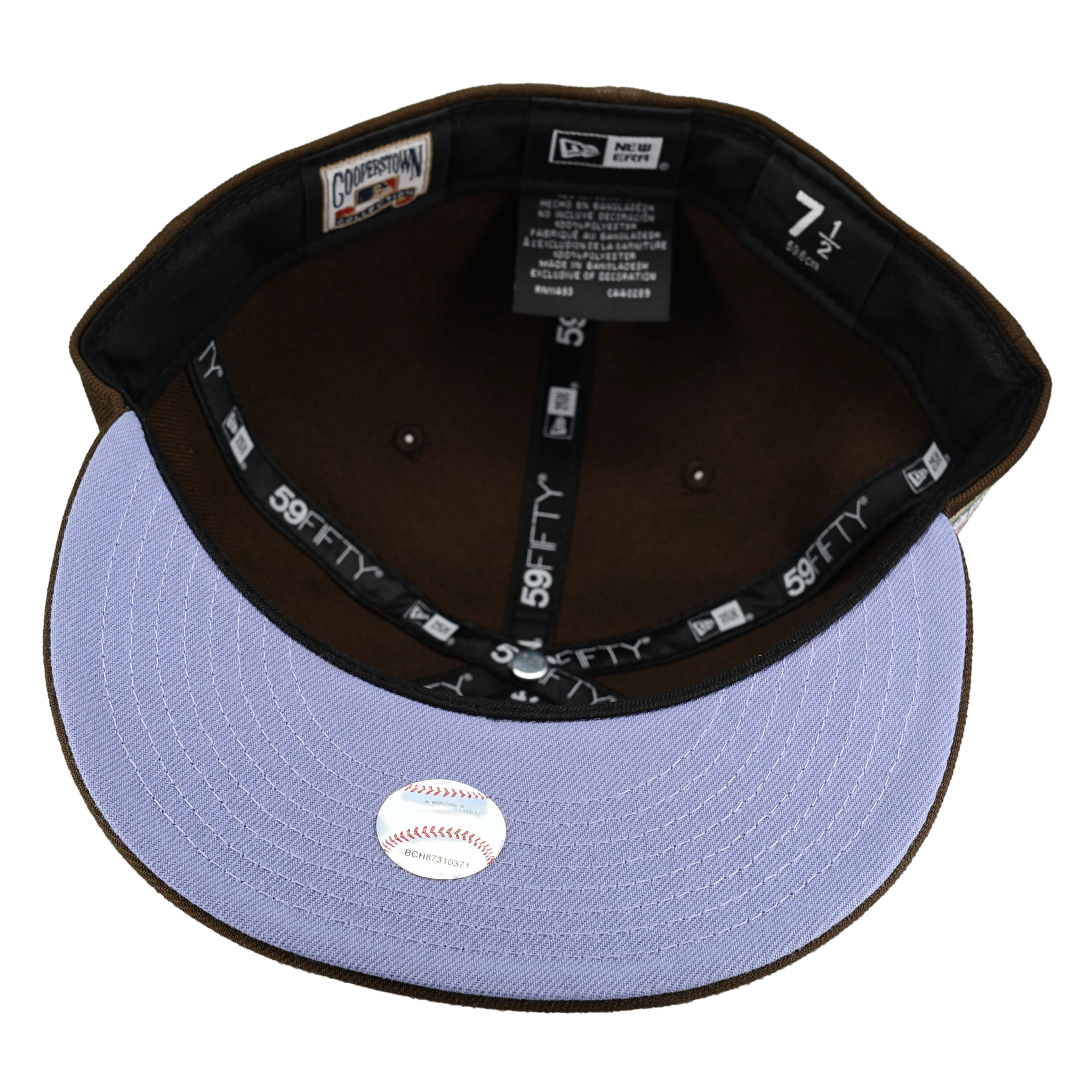 Montreal Expos Brown Olympic Stadium Patch 59Fifty Fitted Hat