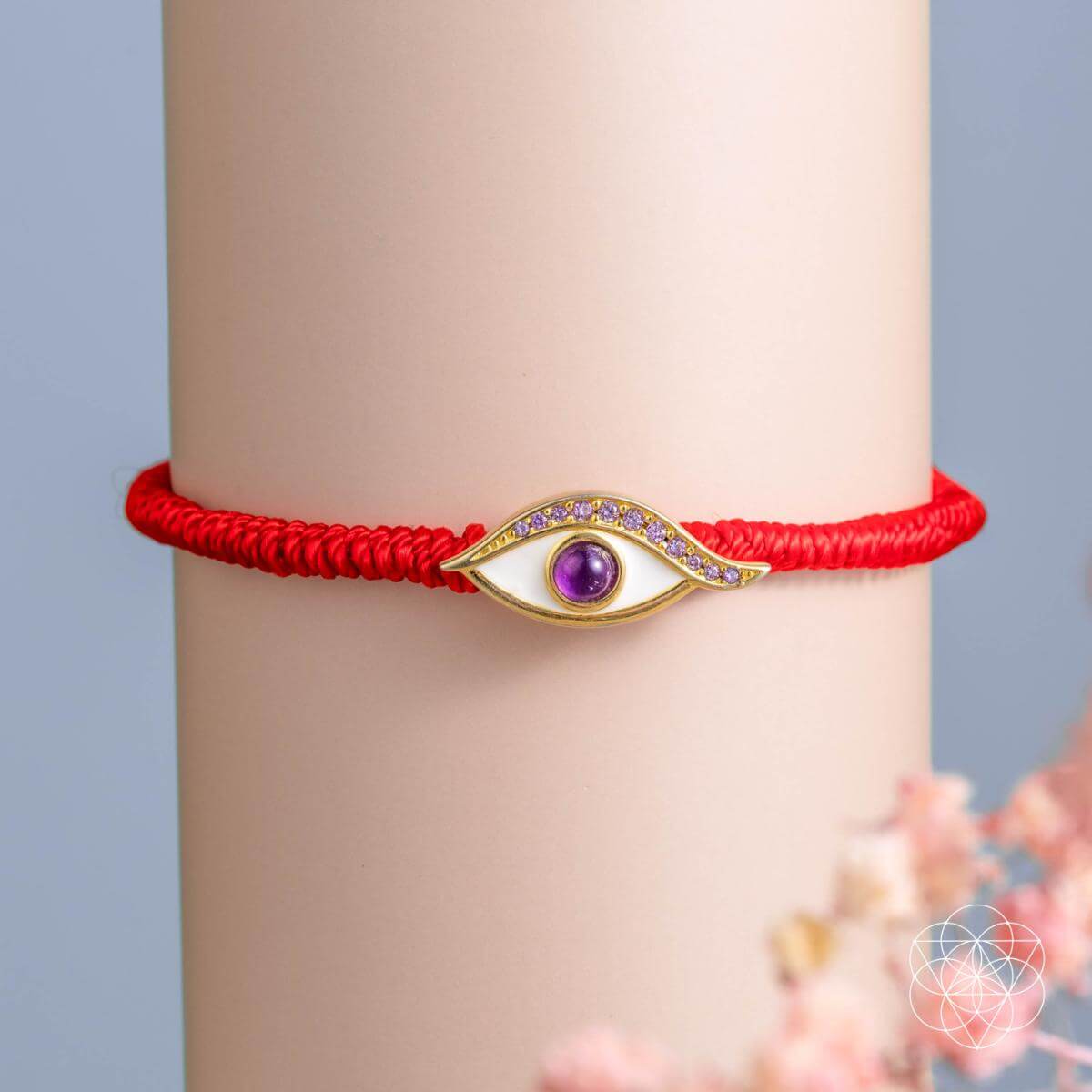 Eye of Spiritual Protection - Four-Strand Red String Bracelet by Conscious Items at Shirley Shoppe