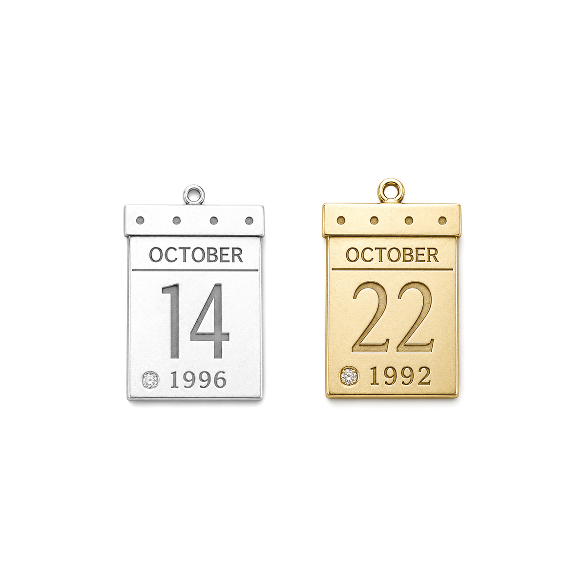 Date Calendar Charm