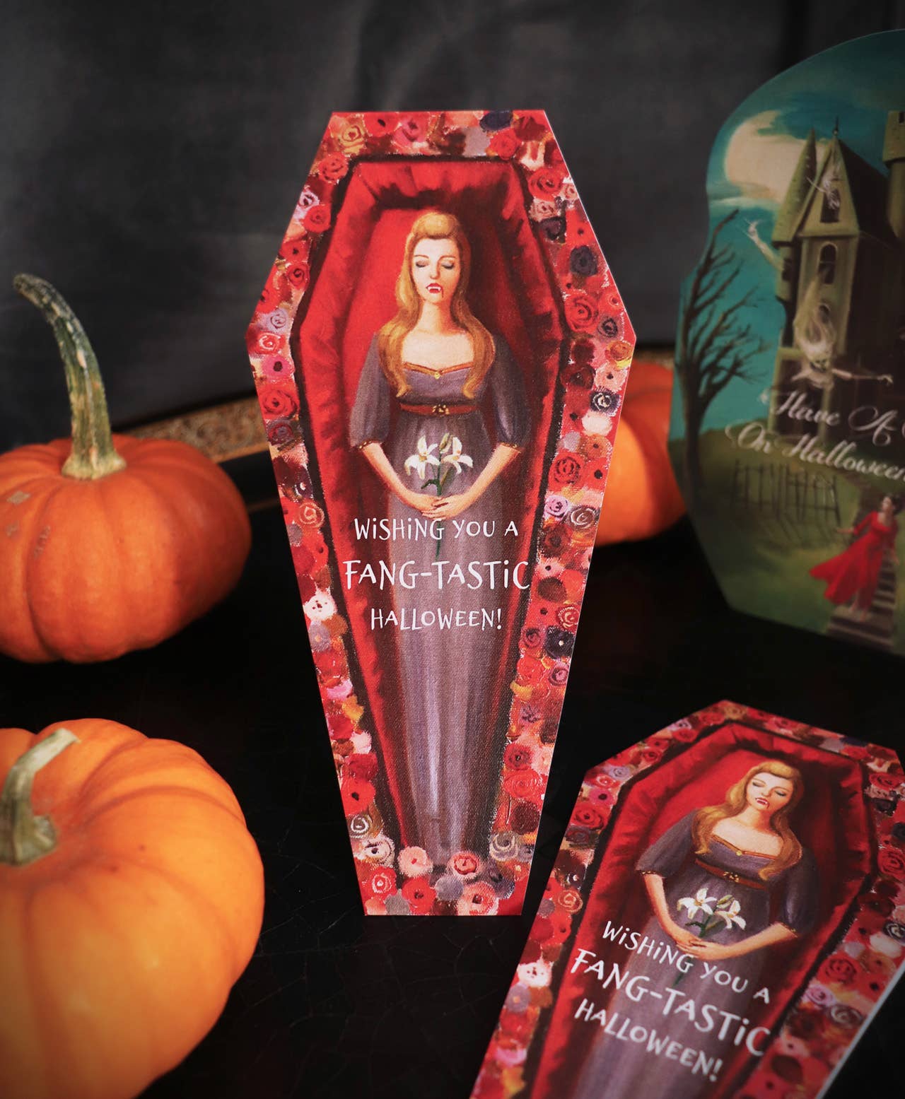 Fang - tastic Halloween Die Cut Card by Quirks! at Shirley Shoppe
