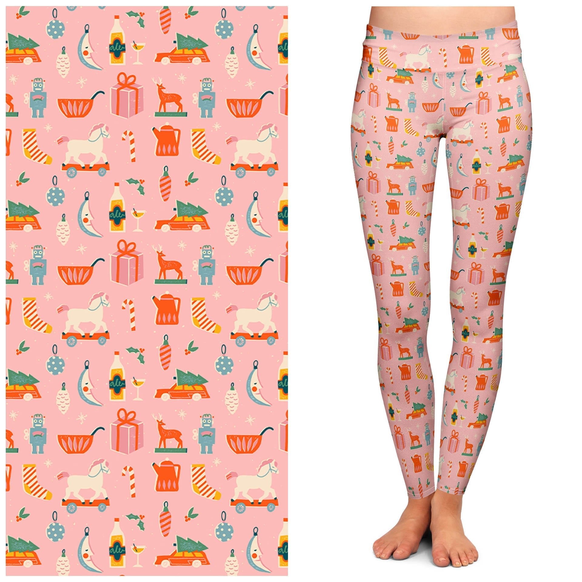 "Favorite Things" Buttery Soft Leggings by Lipstick & Chrome by Quirks! at Shirley Shoppe