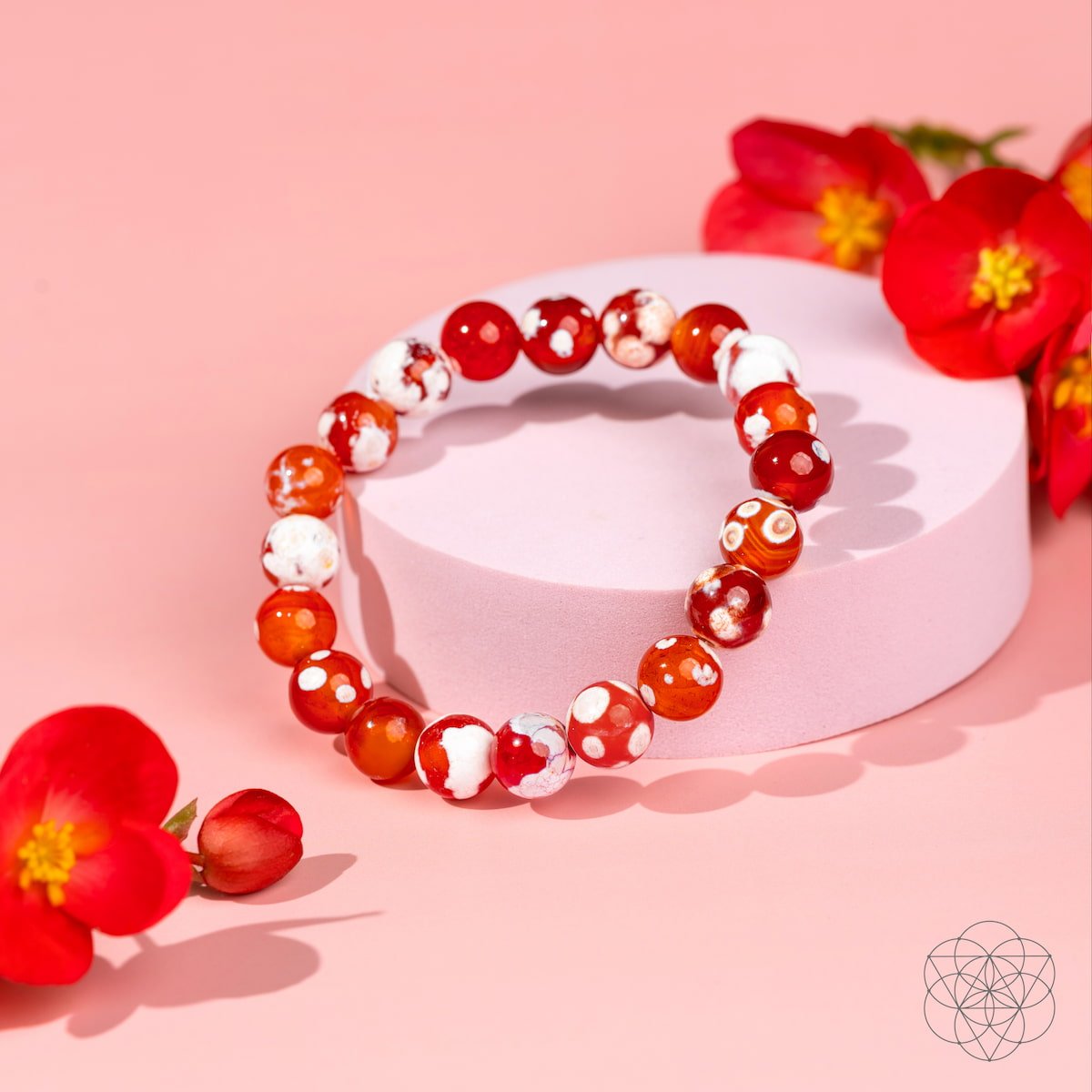 Feminine Force – Carnelian Orca Agate Bracelet by Conscious Items at Shirley Shoppe