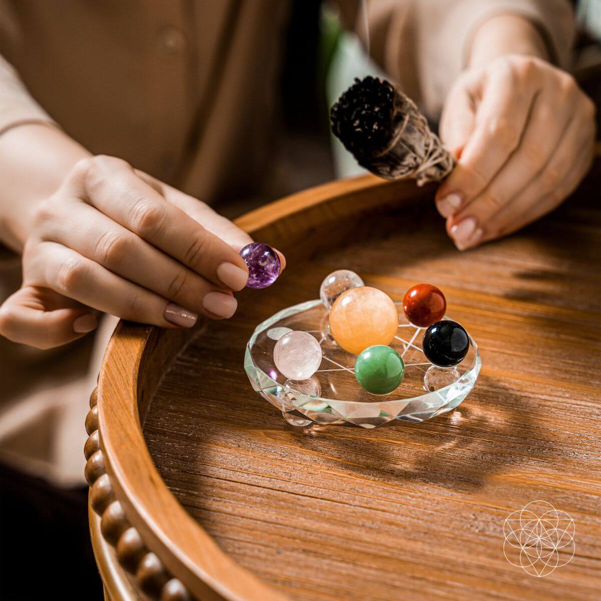 Feng Shui Crystal Ball Set by Conscious Items at Shirley Shoppe
