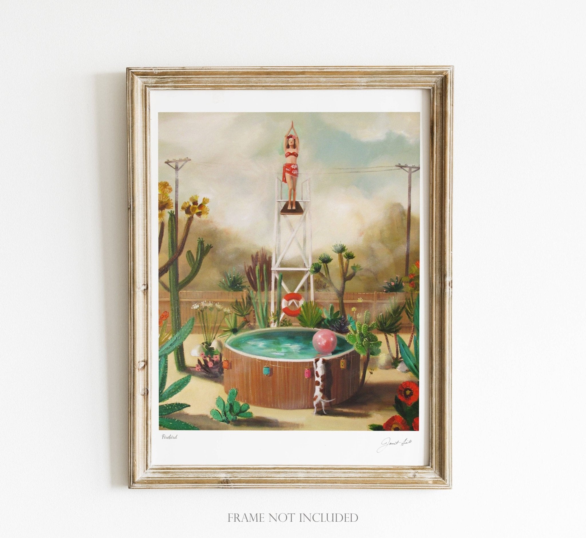 Firebird Art Print by Janet Hill by Quirks! at Shirley Shoppe