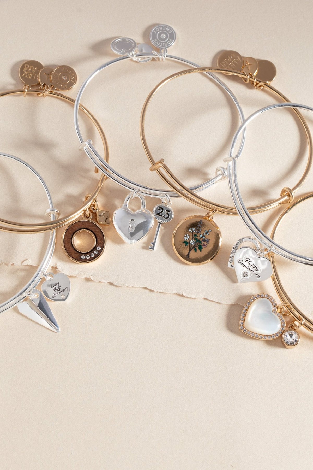 First Anniversary Bangle by ALEX AND ANI at Shirley Shoppe