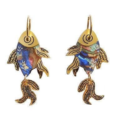 Fish Earrings by Laliblue by Quirks! at Shirley Shoppe