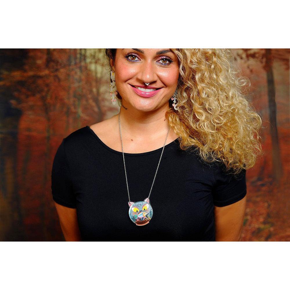 Fishbowl Necklace With Cat by Laliblue by Quirks! at Shirley Shoppe