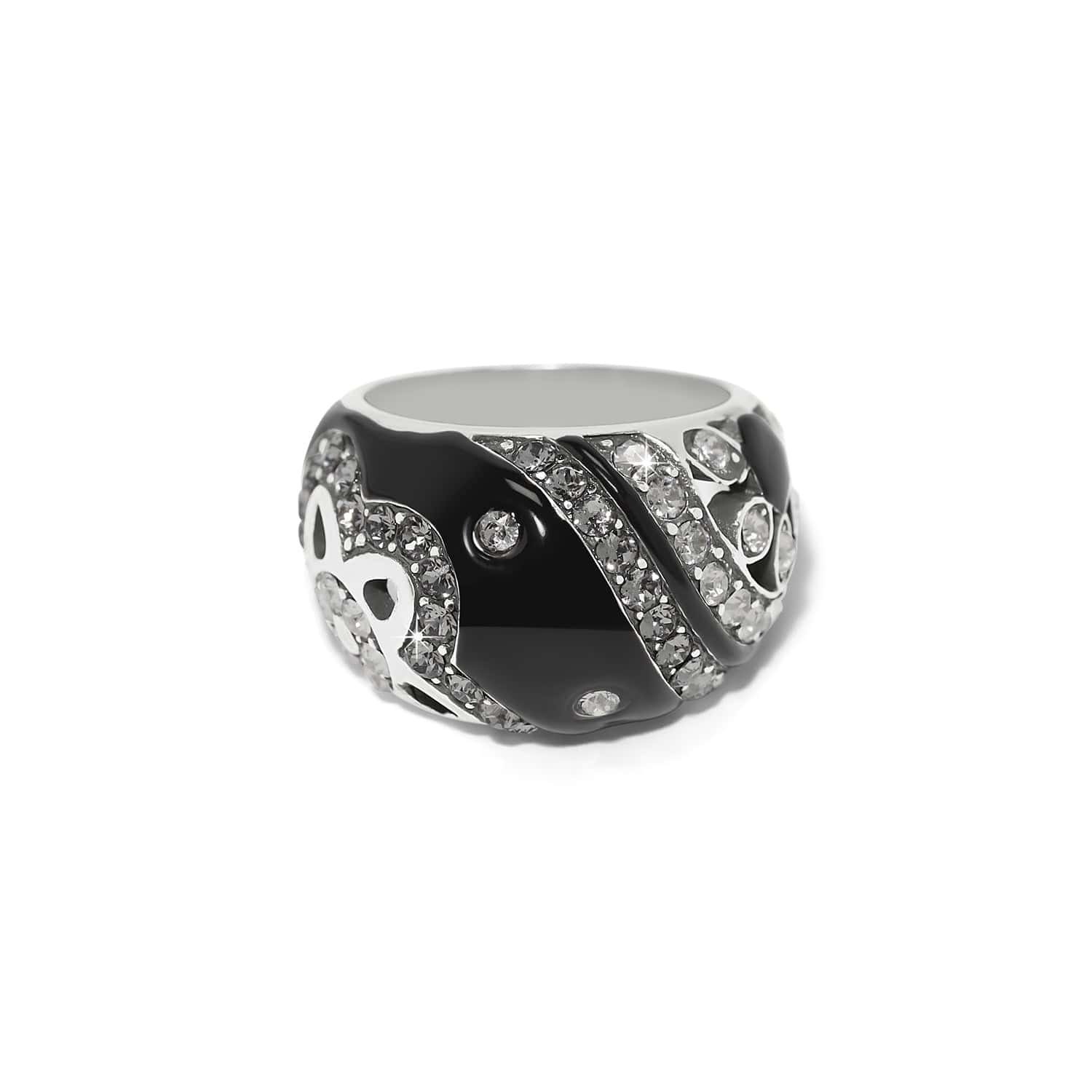 Flora Black Ring