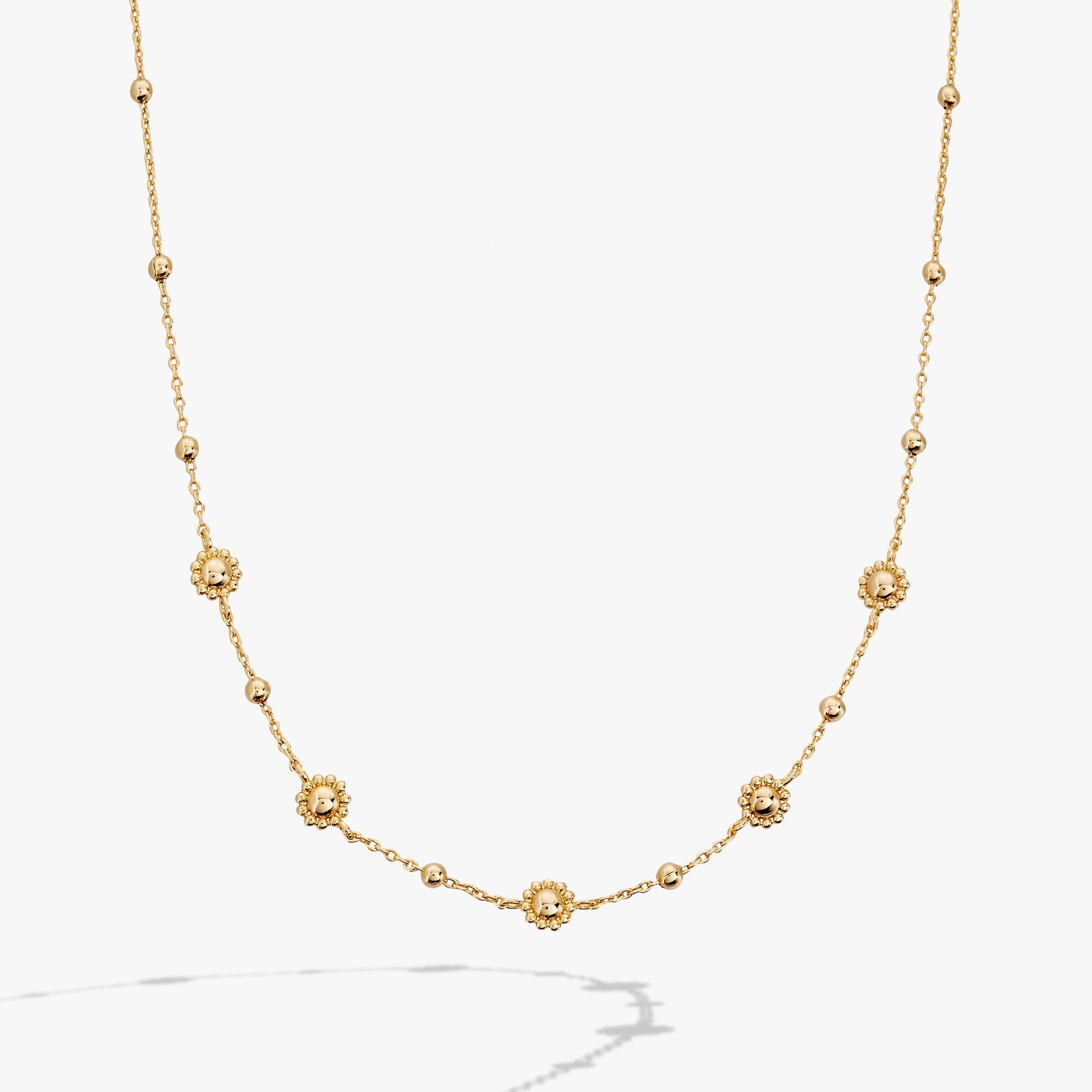 Floret Chain Necklace by ALEX AND ANI at Shirley Shoppe