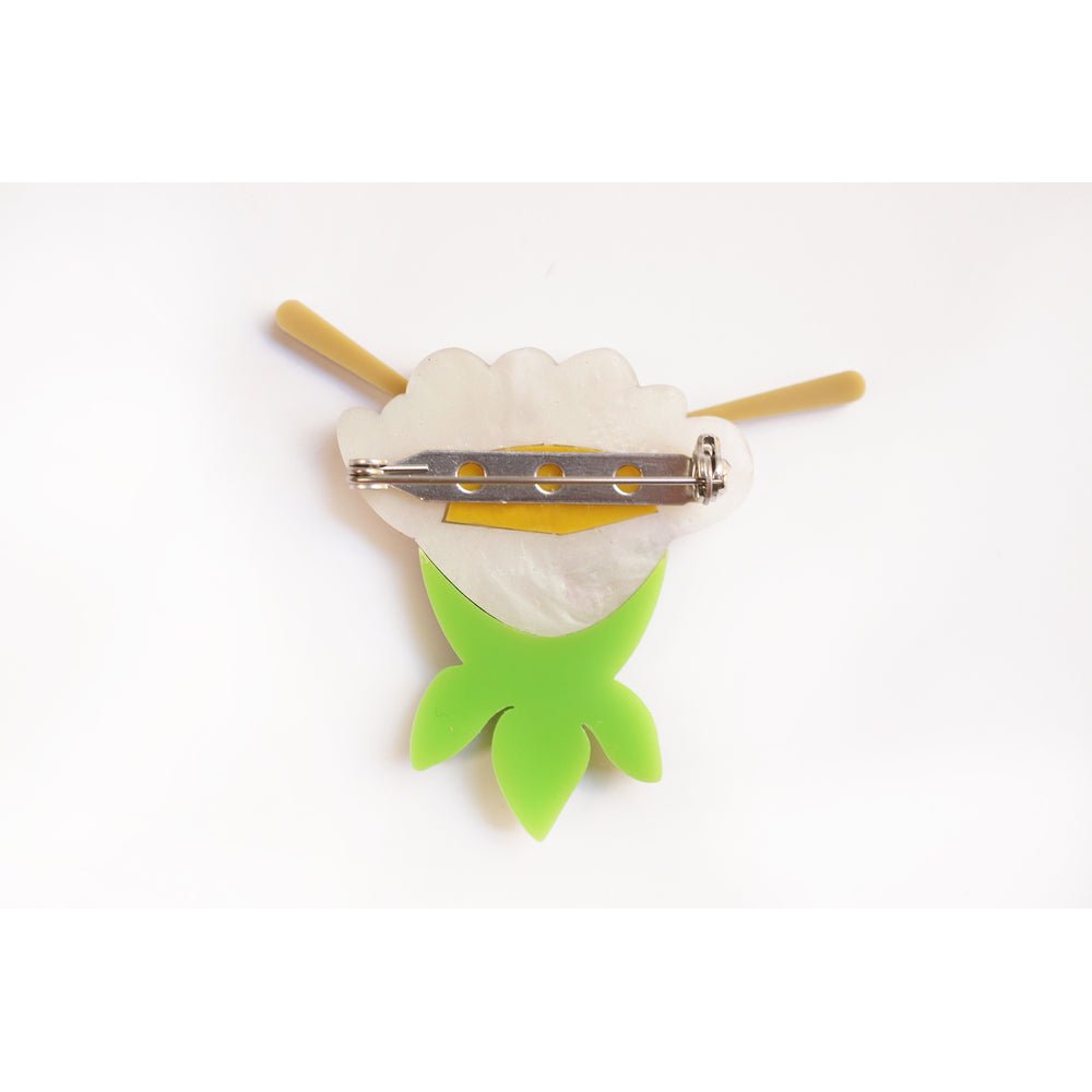 Flower Drum Brooch by Laliblue by Quirks! at Shirley Shoppe