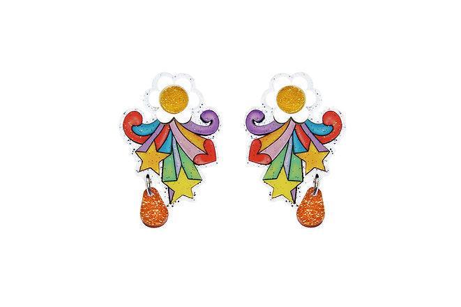 Flower Power Earrings by Laliblue by Quirks! at Shirley Shoppe