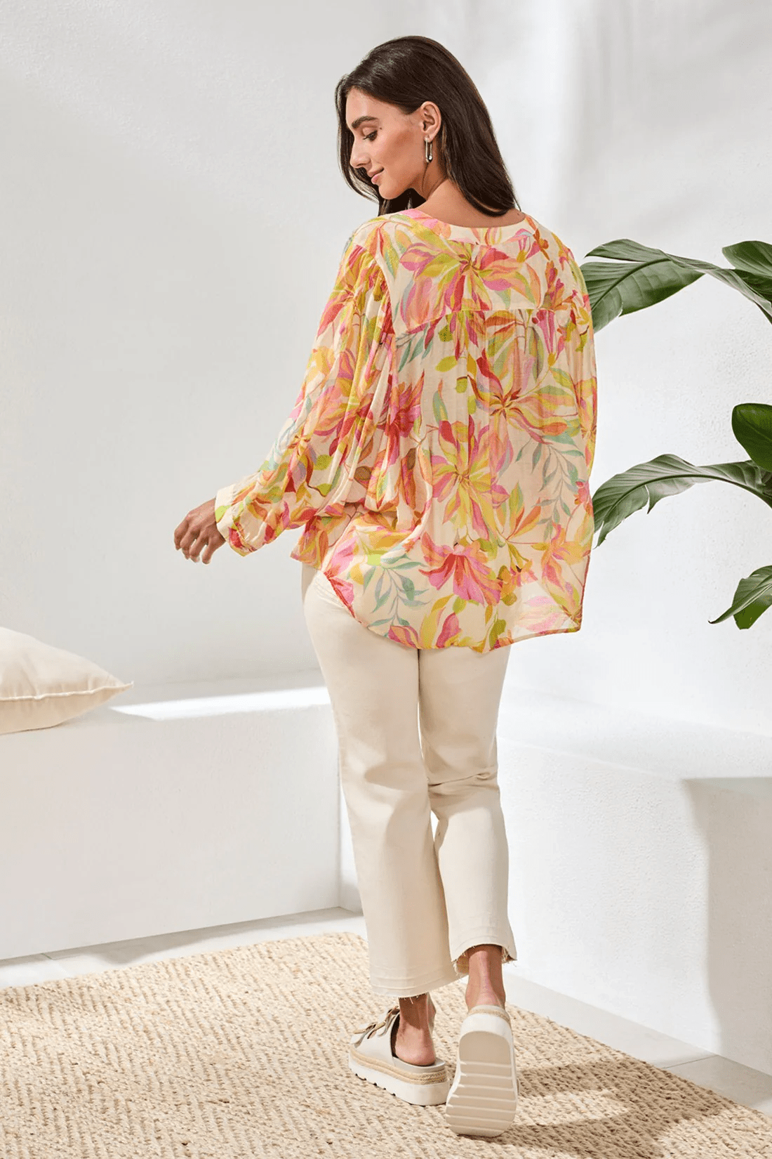 Flowy Dolman Blouse by Tribal at Shirley Shoppe