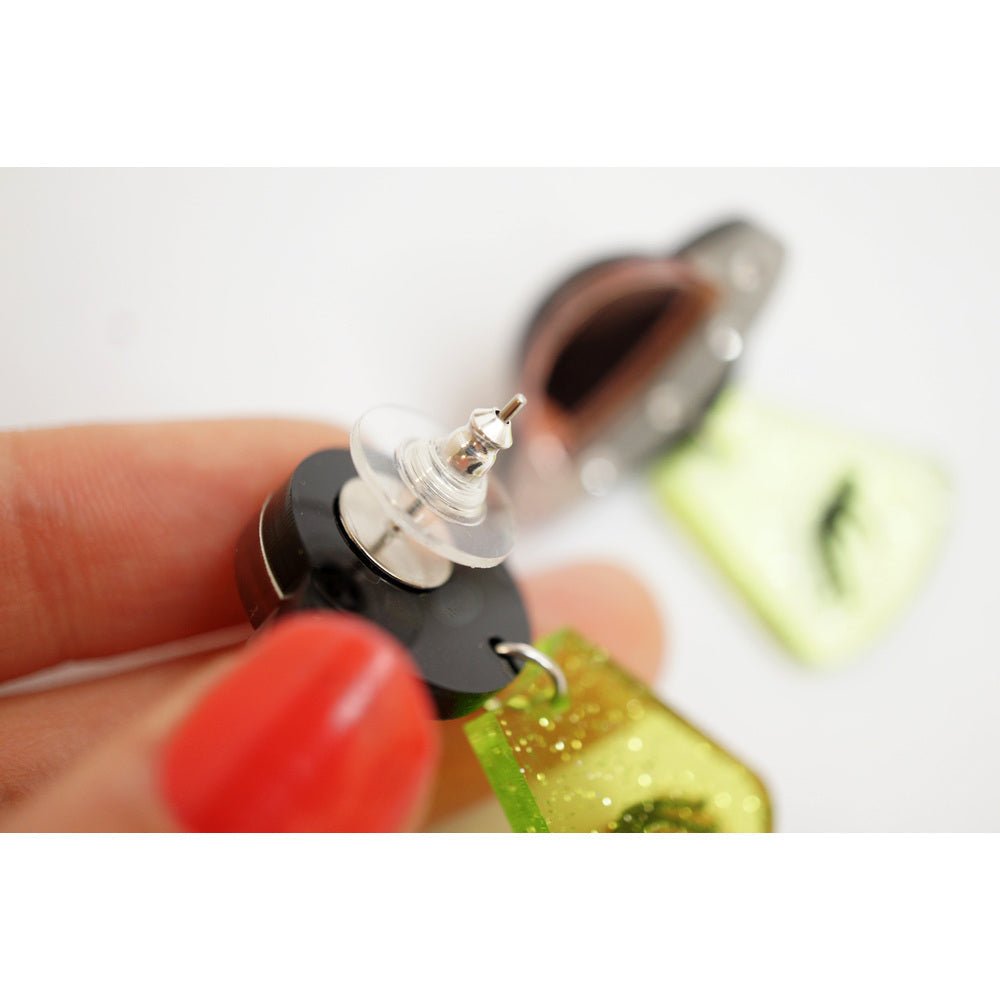 Flying Saucer Earrings by Laliblue by Quirks! at Shirley Shoppe