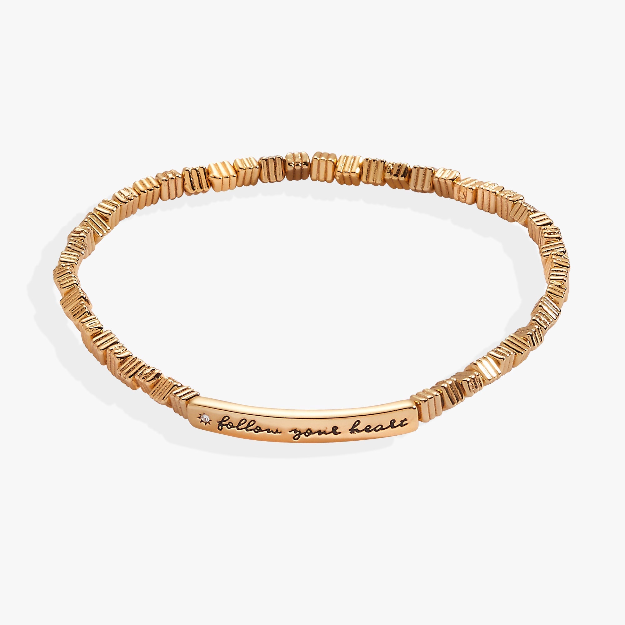 Follow Your Heart Stretch Bracelet by ALEX AND ANI at Shirley Shoppe