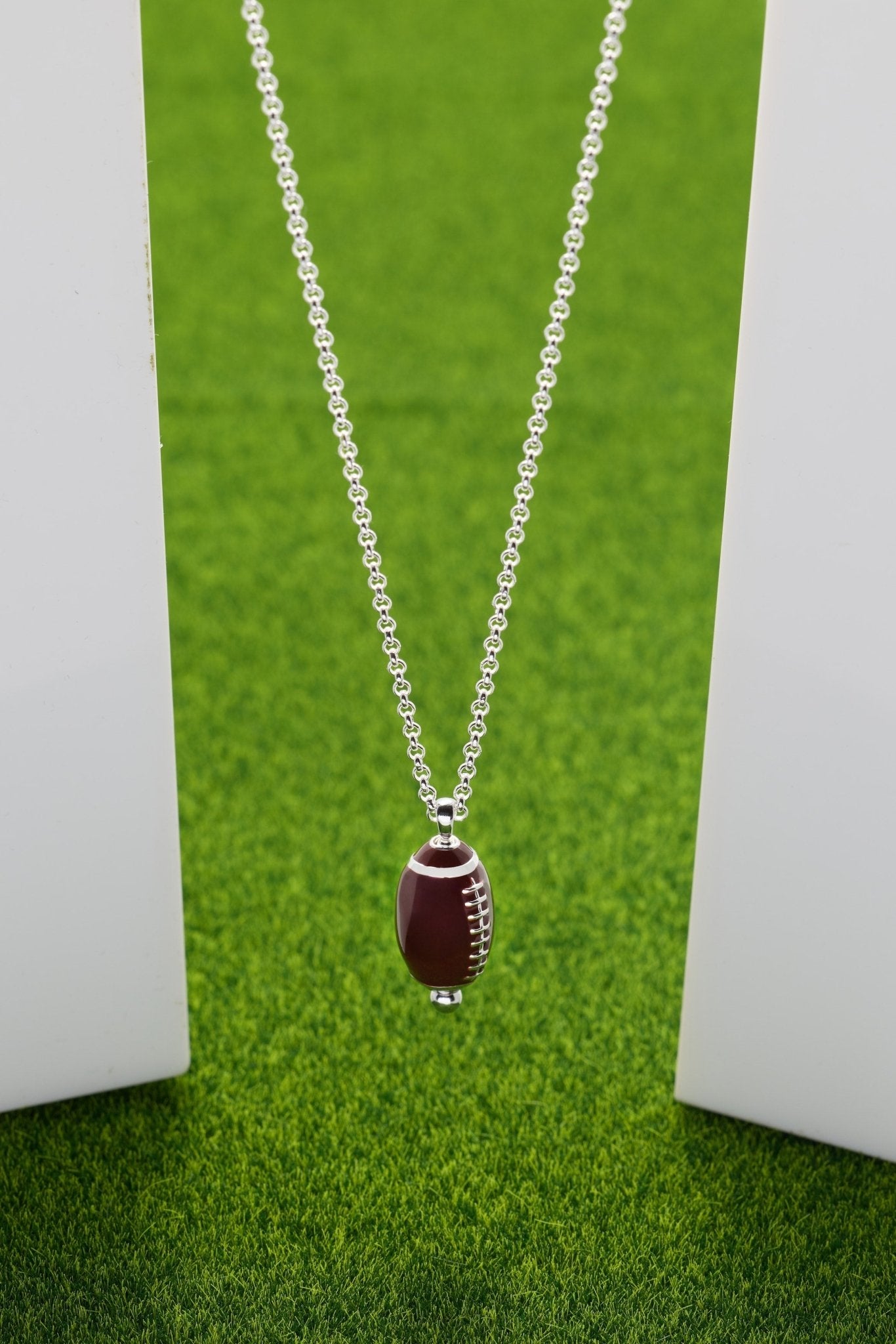 Football Spinner Pendant by ALEX AND ANI at Shirley Shoppe