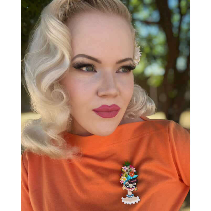 Forbidden Fruits Brooch by Miss Fluff x Lipstick & Chrome