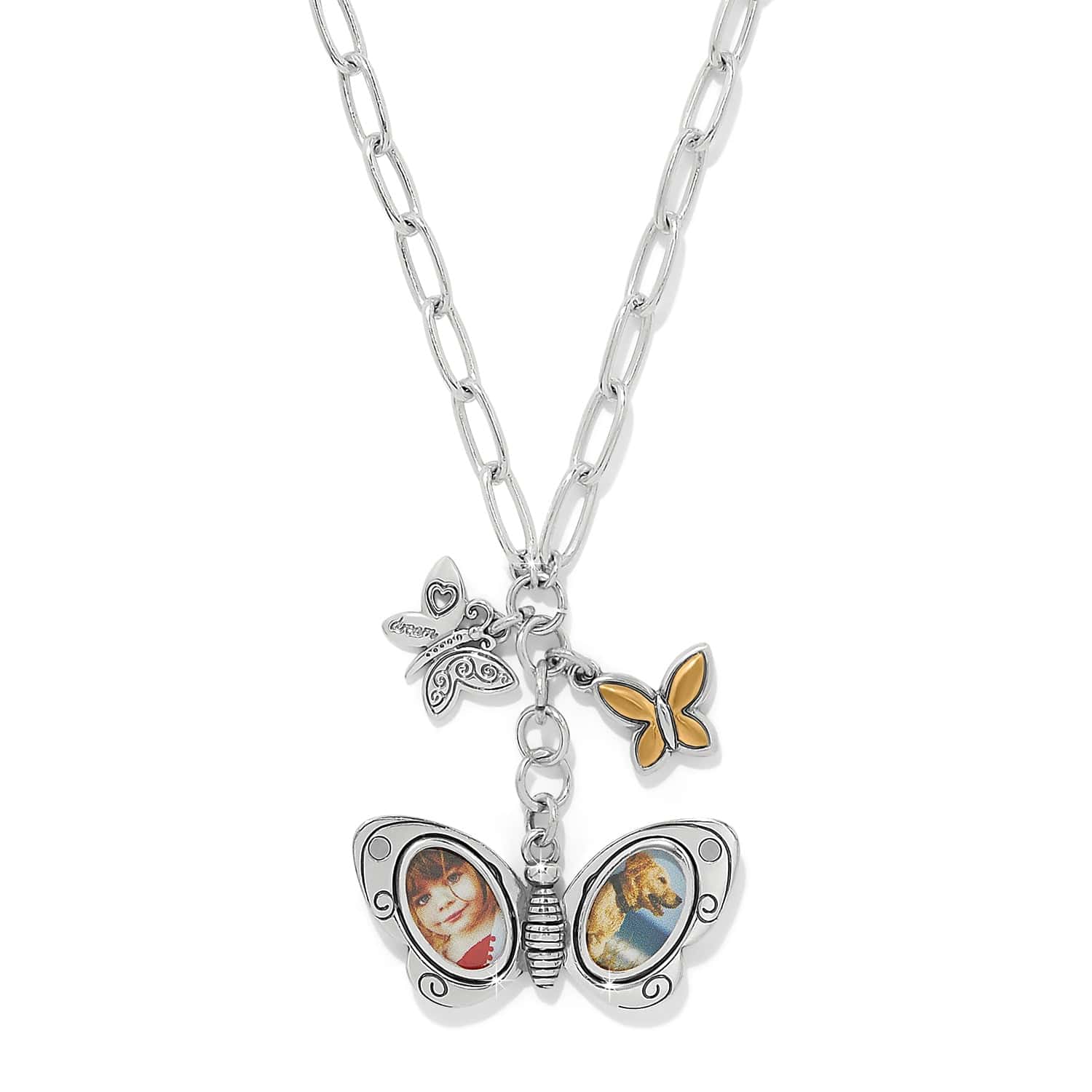 Forever Butterfly Locket Necklace